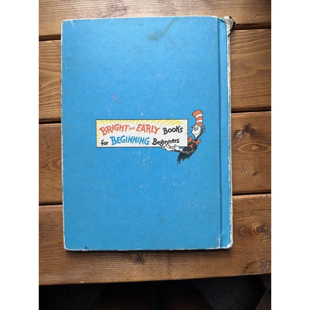 Vintage Great Day For UP, Dr Seuss HC Bright and Early Book,‎ 1974